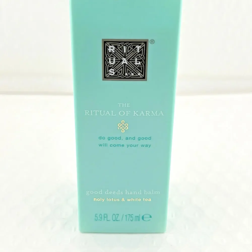 RITUALS The Ritual Of Karma Hand Balm Holy Lotus & White Tea‎ 5.9 oz New
